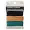 Black, Toast and Green Soft Leather Lace Cording By Bead Landing™